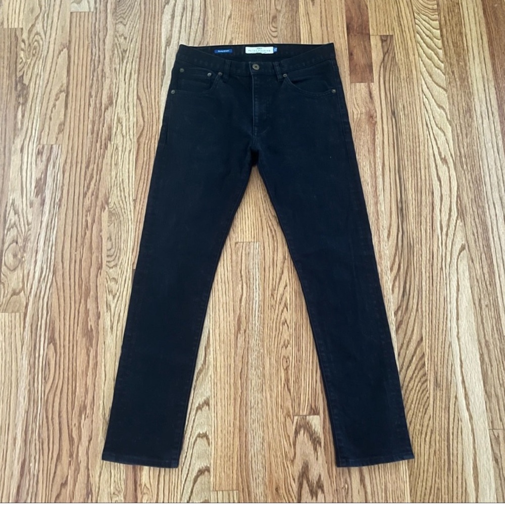 Peter Manning NYC black skinny stretch jeans 30*28